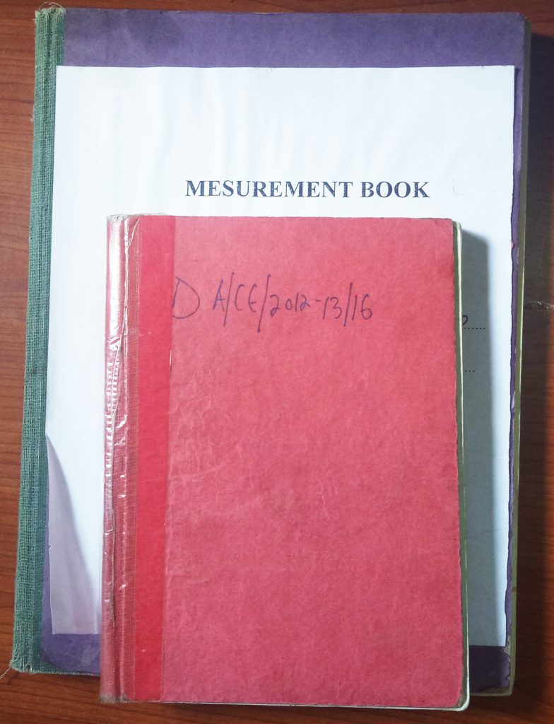 Mesurement book