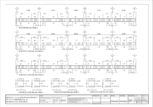 Structural Drawings: Beam section details
