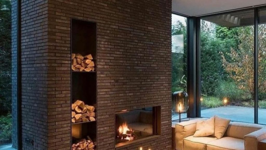 Brick partition walls