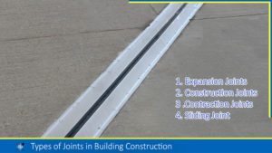 Read more about the article Types of Joints in Building Construction. | 4- Types of Joints
