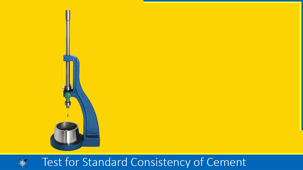 Read more about the article Test for Standard Consistency of Cement