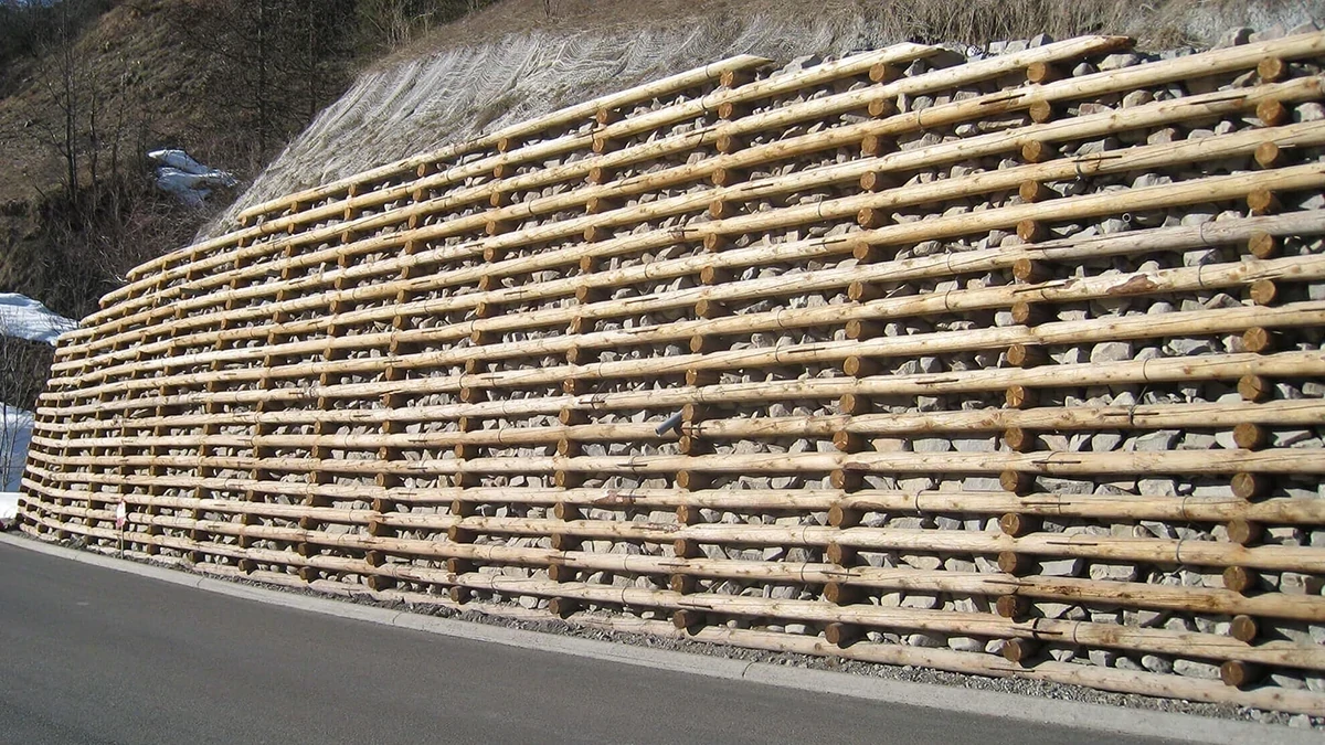 Timber Crib Retaining Walls