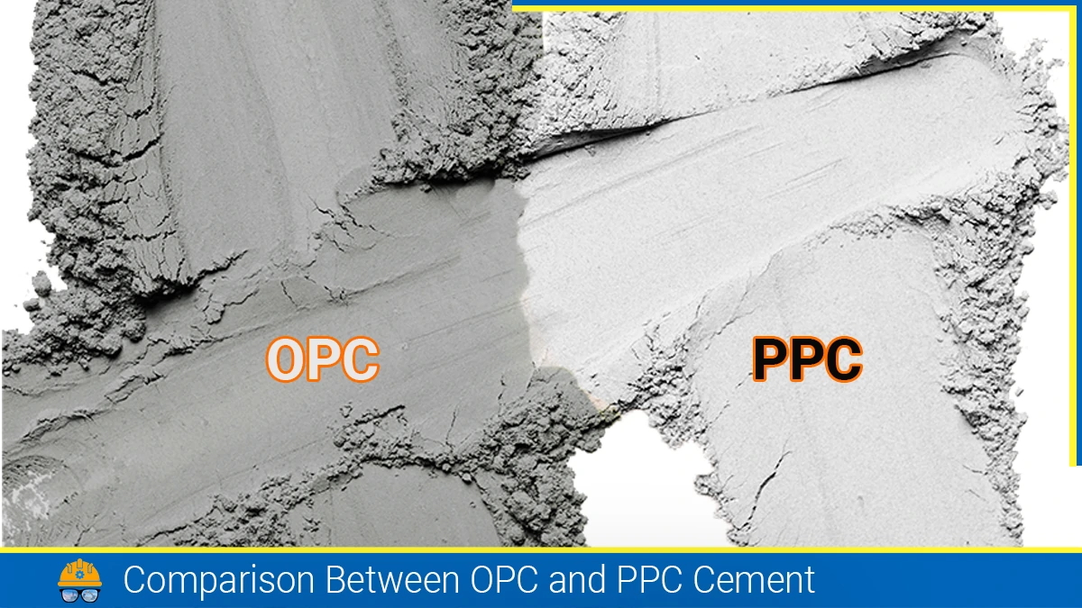 Read more about the article Comparison Between OPC and PPC Cement: Point of Similarities and Differences