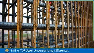 Read more about the article TMT vs TOR Steel: Understanding Differences, Benefits, and Applications