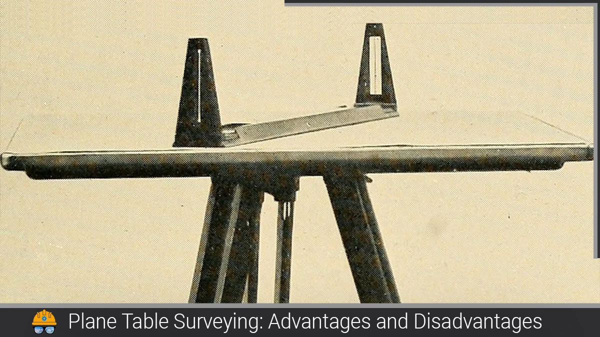 Read more about the article Plane Table Surveying: Advantages and Disadvantages