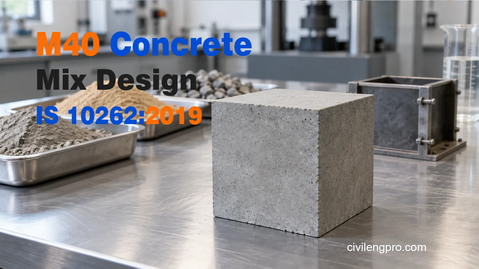M40 Concrete Mix Design As Per IS 10262:2019: A Detailed Worked Example ...